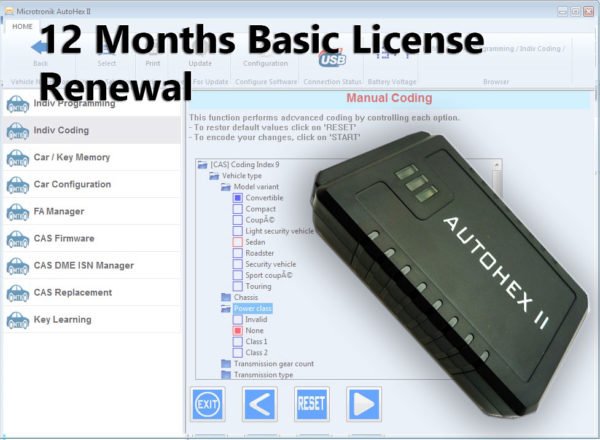 BMW_AUTOHEX_12_months_basic_license_renewal